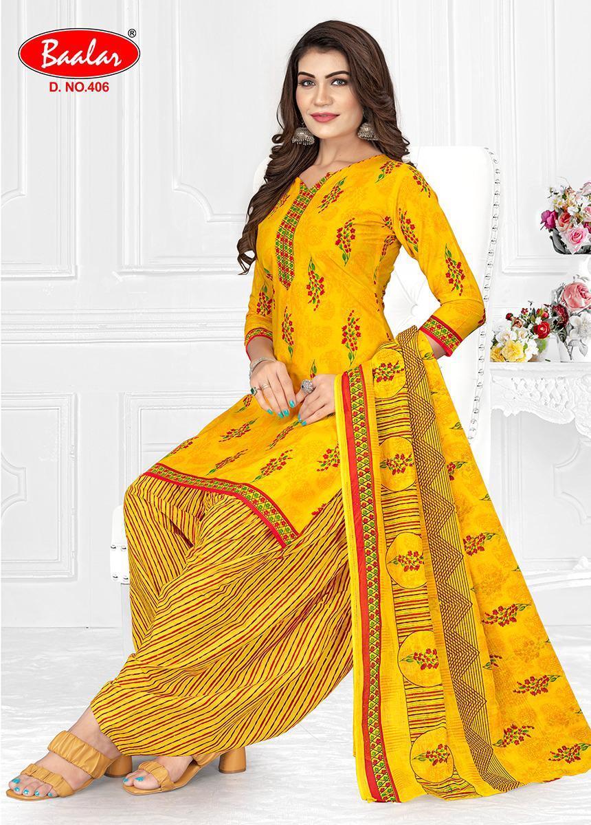 Baalar Crystal Patiyala  Dress Material