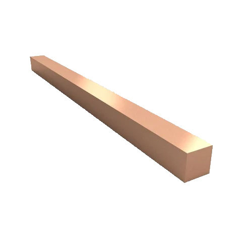 Commercial Copper Square Bars Hardness: Rigid