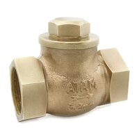 Bronze Horizontal Lift Check Valve - Color: Golden