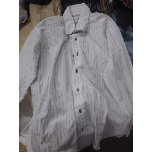 Korean Bale B Grade Men White Shirt