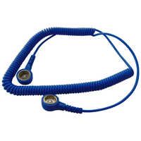 Esd Grounding Cord - Pvc, 2 Pin, 65 W | Blue Color, Electric Appliance Use, Warranty Included