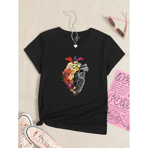 Ladies Black T-Shirt