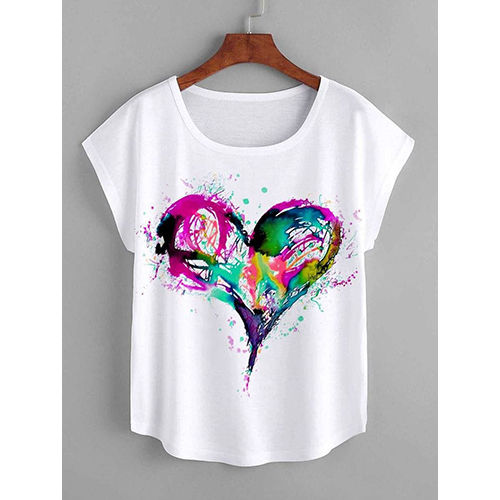 Ladies Casual Printed T-Shirt