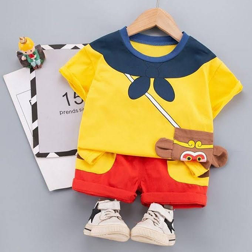 Boys Printed Pure Cotton T-Shirt