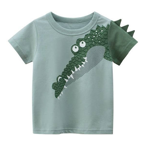 Girls Cotton Round Neck Shirt