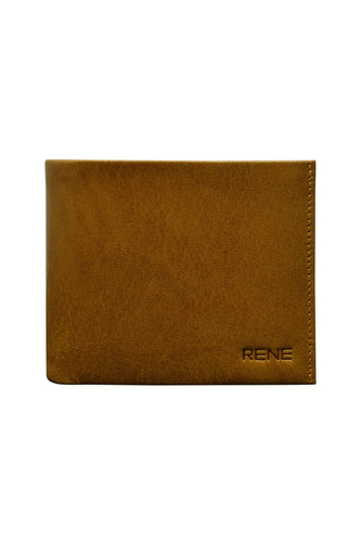 GENUINE LEATHER MUSTARD GENTS WALLET