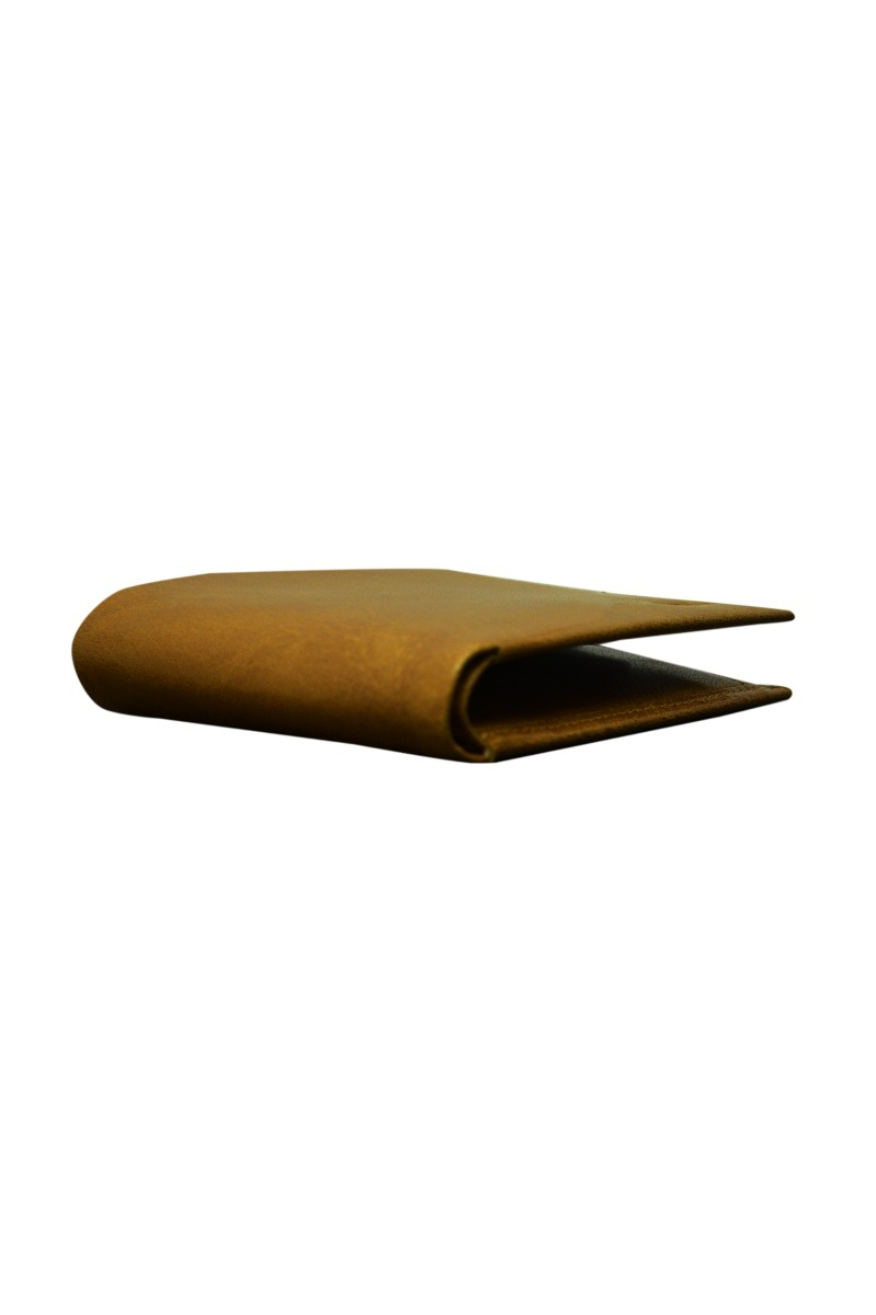 GENUINE LEATHER MUSTARD GENTS WALLET