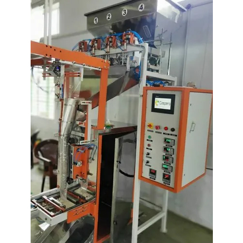 Fully Automatic Vertical Pouch Packing Machine With Linear Weigh Filler