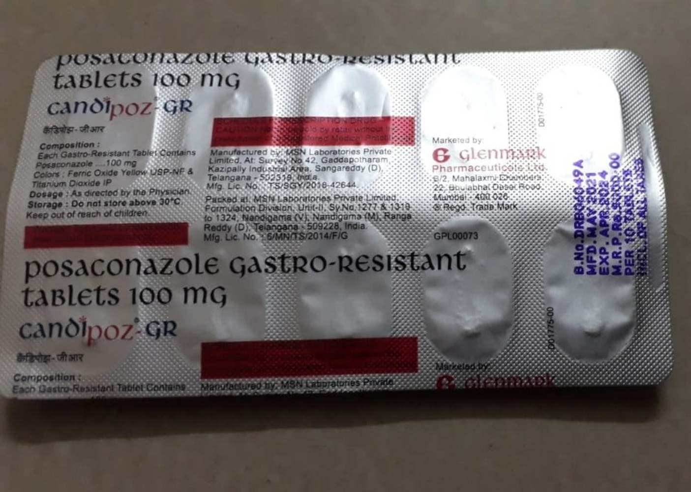 Candipoz Gr Tablet