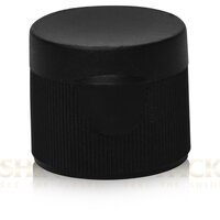 24mm Ribbed Flip Top Cap - Plastic, 24mm Size, Versatile Applications In Beverages, Pharmaceuticals, Cosmetics, Honey, Easy To Use Design