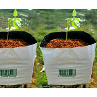 Light Brown Coco Peat Grow Bag Open Top Nursery