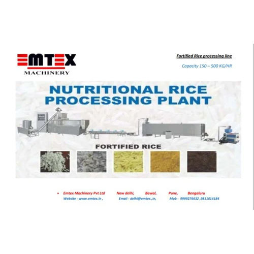 Fortified Rice Machine