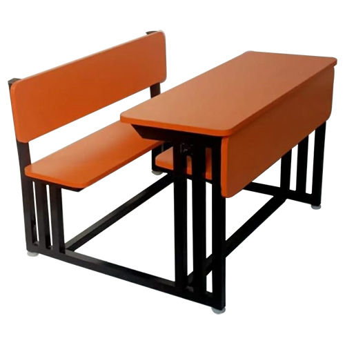 School Modern Two Seater Dual Desk Bench