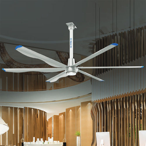 Six Blades Domestic Hvls Fan - Color: White