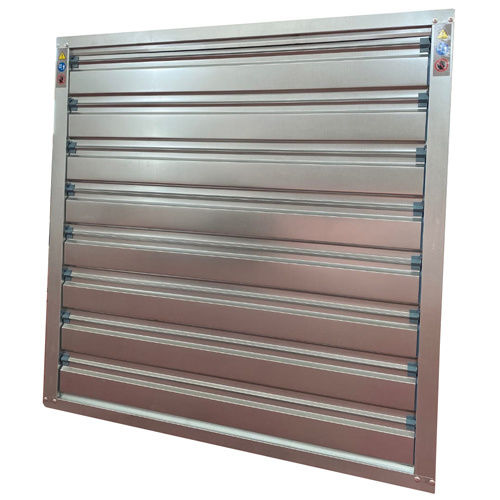 Industrial Air Louver - Color: Silver