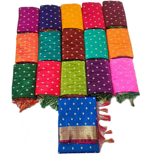 Multicolor Ladies Banarasi Silk Sarees