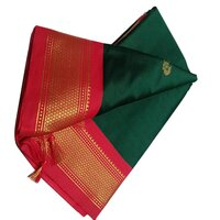 Ladies Silk Butta Border Pattu Sarees