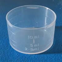 10 ML 28 MM PLASTIC CAP MEASURING CUP