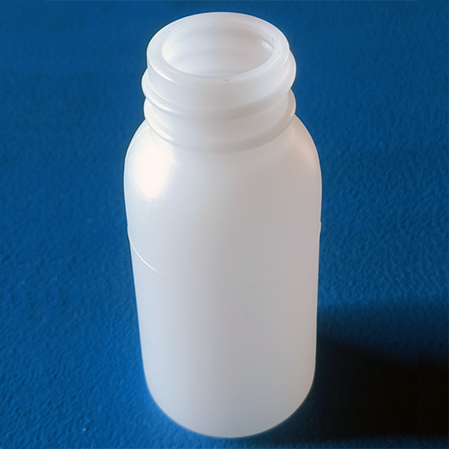 30 ML HDPE Bottle - Eco-Friendly White, Round Shape, Leak-Proof Design, Black Flip Top Cap, Lightweight and Impact Resistant