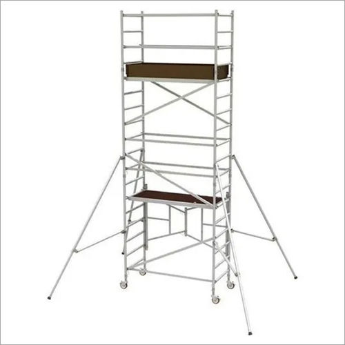 Aluminum Mobile Scaffold Tower With Chassis Beam At Best Price In ...