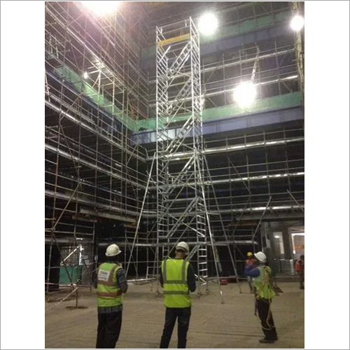 Aluminum Mobile Scaffold Tower With Stairway 20 meter