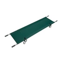 Mild Steel Hospital Folding Stretcher - Color: Silver