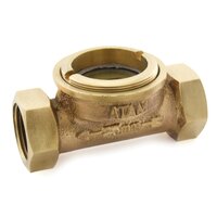 Bronze Sight Flow Indicator Screwed Ends - Usage: Water&oil