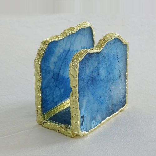 Blue Agate Napkin Holder