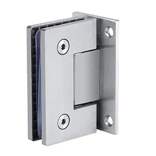 Grey 90 Degree Wall To Glass Hinge