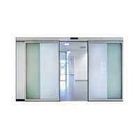 Automatic Sliding Doors - Color: White