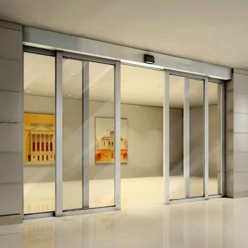 Stainless Steel Sliding Door Size: 10 X 8 Ft (W X H)