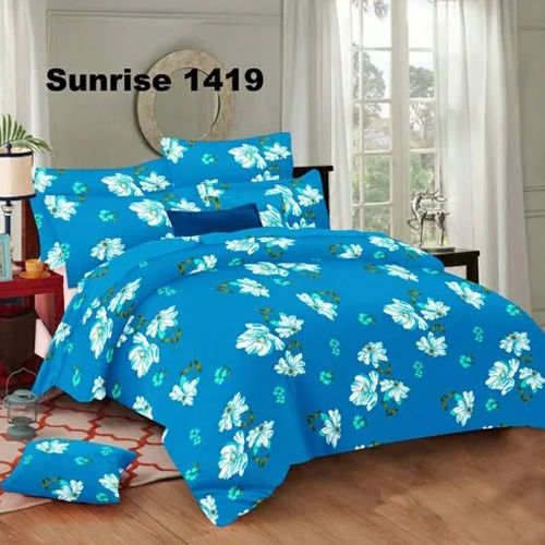 Different Available Blue 3D Double Bedsheet