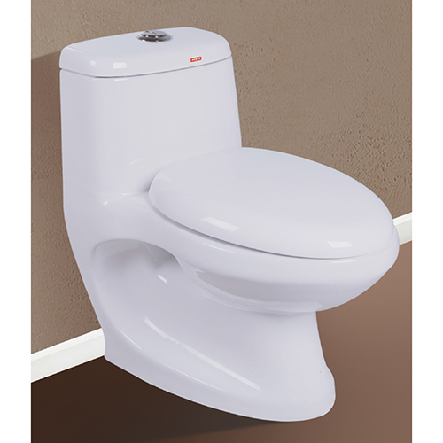 White 720X405X675Mm Golf One Piece Closet