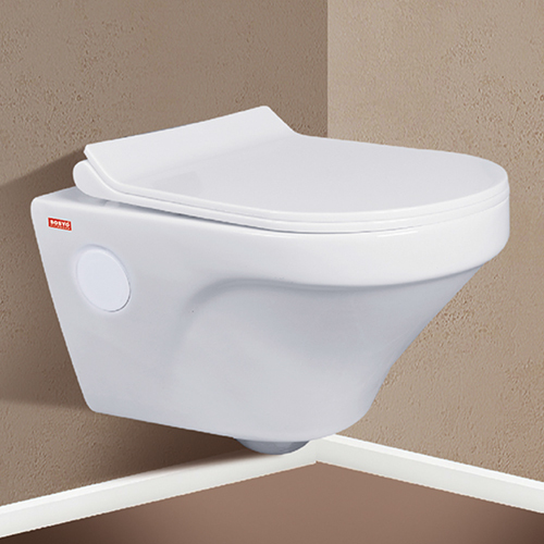 White 508X355.6X355.6Mm Euro Wall Hung Water Closet