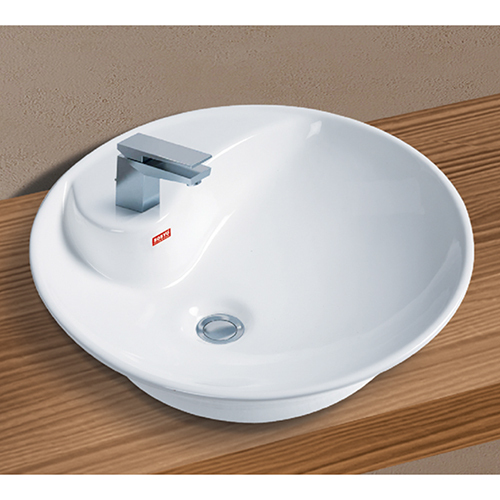 White 18X18 Inch Nova Table Top Basin