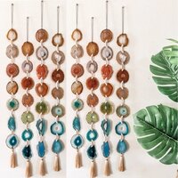 Multi Color Agate Slices Wall Hangings - Feature: Easy To Install