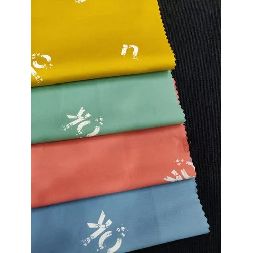 Letter Cotton Printed Fabric