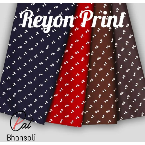 Rayon Printed Fabric