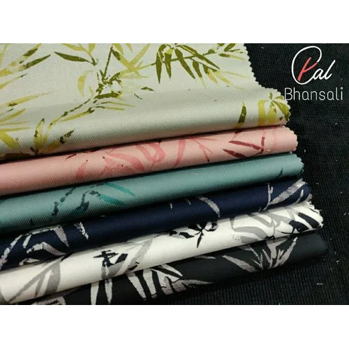 Leaf Printed Cotton Fabric