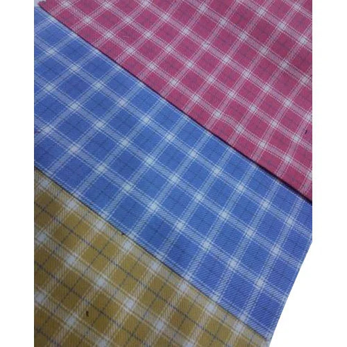 Twill Checked Fabric