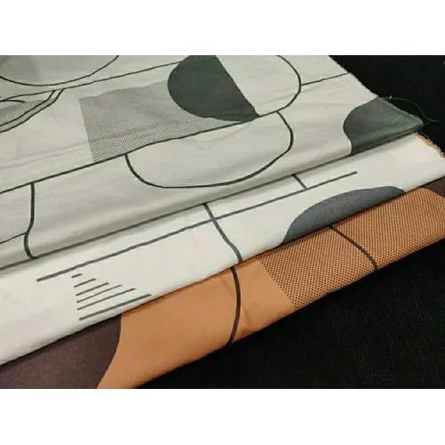 Printed Shirting Checked Fabric