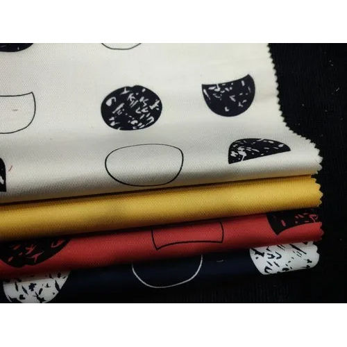 Washable Dobbt Printed Shirting Fabric