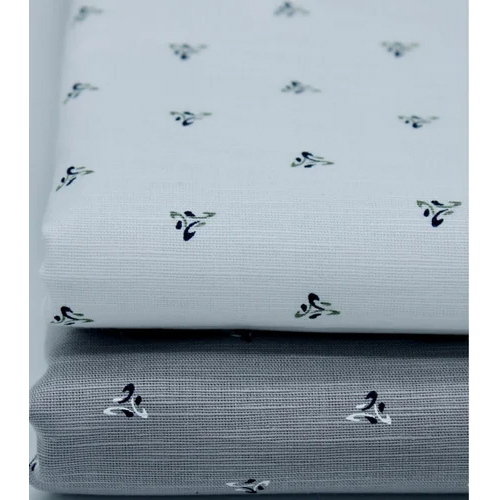 Linen Printed Shirting Fabric