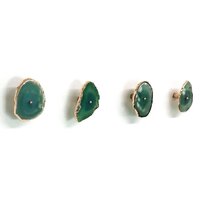 Multicolored Agate Stone Knobs Hook