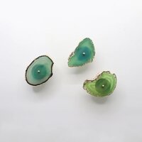Multicolored Agate Stone Knobs Hook