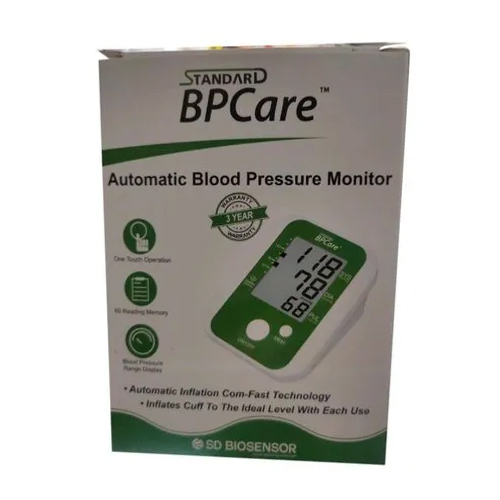 Plastic Standard Bp Care Automatic Blood Pressure Machine