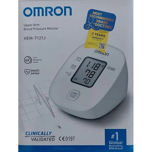 Plastic Omron Digital Blood Pressure Machine