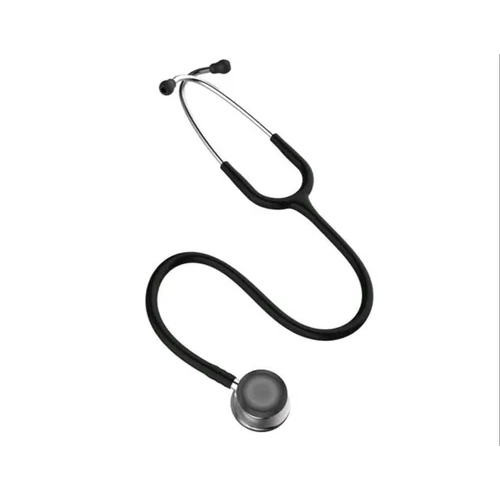 ST01 Accu Sure Stethoscope - Stainless Steel, 26.2x13.9x3.9 cm, Silver-Black | Strong & Durable, Easy to Operate, Manual Use