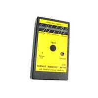 Digital Surface Resistivity Meter - Plastic, 3x6 Inch, Yellow & Black | 10% Accuracy, 65w Power Consumption, 50hz Measuring Frequency, Earth Testing Functionality
