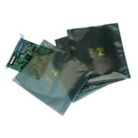 Static Shielding Bag - Bopp Material, 0.5 Kg Capacity, Silver Color, Glossy Surface Finish - Recyclable Design With Zipper Closure, Plain Pattern